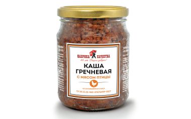 Каша гречневая с мясом цыплят-бройлеров
