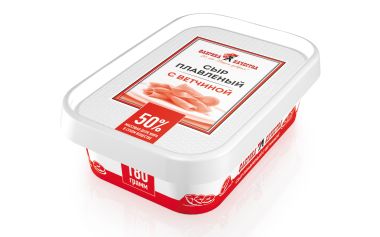 Плавленый с ветчиной