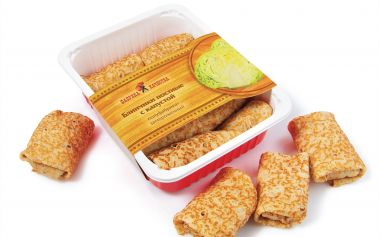 Блинчики постные с капустой